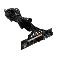 Chasis USB 3,0 Panel frontal PCB placa de circuito placa base interruptor de alimentación RGB HDD LED 1 a 4 puertos USB 3,0 USB 3,1 Cable de Audio