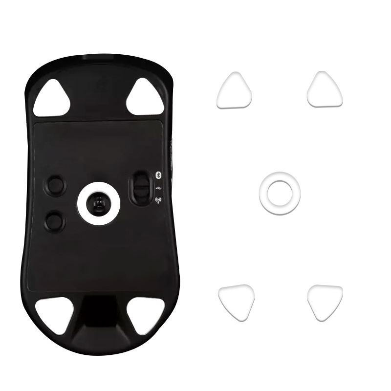 1pcs Mouse feet sticker-Black