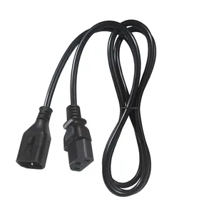 C14 مقبس كابل الذكور الإناث عصابة الذاتي قفل سلك Rewireable موصل Pse سلك الطاقة C13 <span class=keywords><strong>Iec</strong></span> قفل Connectorg - Product Image 1