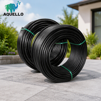 Tuyau LDPE/HDPE durable et résistant aux UV PE100 1 pouce en plastique noir rouleau de tube irrigation de jardin pour l'approvisionnement en eau