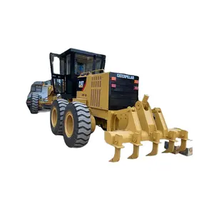 Usato cat 140h motor grader cat 12g 12h 120h 140h 140g EPA motor grader vendita a basso prezzo a Shanghai