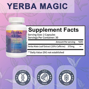 Cápsulas de Yerba Mate 100% Pura al por Mayor con Extracto de Hoja de Yerba Mate: Energía Limpia para la Claridad Mental y la Salud Intestinal - Product Image 5