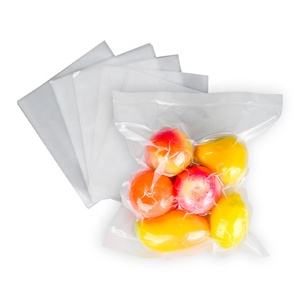 Food grade PE Nylon Custom Sizes 3-side Seal Clear Vacuum Packaging Bags Plastic Food Vacuum Bag