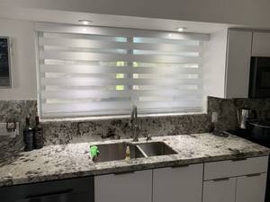 Custom Day Night Roller Zebra Blind Dual Layer <b>Window</b> Curtain for Kitchen Office Home Bulk - Product Image 2