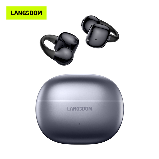 Original Ear Clip Earbuds TWS Headset IP65 Waterproof Sports Earphone Bluetooth 6.0 Earbud Wireless Headphones with 32h Playback