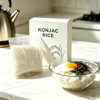 Private Label Konjac Rice OEM ODM Service Instant Meal Low-Sugar Low-Calorie for Bulk Supply