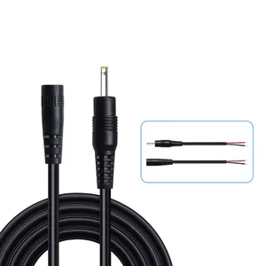 Customization Dc2507 Power Cord Round Hole Dc Extension Line 2.5*0.7mm Male And Female Single-ended Charging Cable