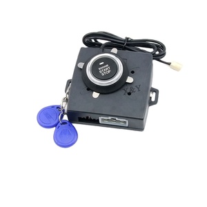 <span class=keywords><strong>Promotion</strong></span> des ventes RFID Alarme Avec Bouton de Démarrage Et Transpondeur Antidémarrage Système de démarrage de saut de voiture d'alarme par auto (XY-902) - Product Image 1
