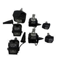 Conector Eléctrico JJC-1, Carcasa de Latón y Nylon, Conector de Perforación de Aislamiento a Tierra para Aplicaciones de Ingeniería Eléctrica, 1000V
