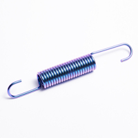 BST-TI flexion brûlé bleu brillant 115mm/165mm moto Scooter électrique titane côté béquille Extension Compression Spr