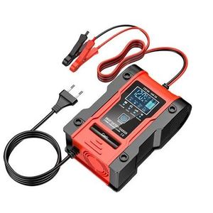 เครื่องชาร์จแบตเตอรี่อัจฉริยะ 12V-24V 6A-3A จอแสดงผลดิจิตอลสำหรับรถยนต์รถบรรทุกรถจักรยานยนต์ - Product Image 1