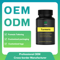 Capsules de curcumine en marque privée OEM/ODM |   Dosage personnalisé 500 mg-1500 mg |   Fabricant de compléments alimentaires au curcuma Halal/Kosher