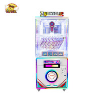 Distributeur de cadeaux d'arcade à monnayeur, type Lucky Clip, avec vitrine transparente néon lumineuse, pour centre commercial et salle de jeux