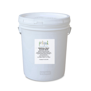 Base pré-parfumée pour gommage corporel fouetté, parfum fruits tropicaux, en bac de 5 gallons, pour la vente au détail, la revente et le stock commercial - Product Image 5