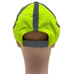 قبعة تبريد عالية الوضوح بلون أصفر فلوري، مصنوعة من قماش قابل للتنفس للتظليل من الشمس والتبريد المستمر في الصيف، مناسبة للرياضات الخارجية - Product Image 5