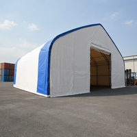 Abri de stockage portable, tente de garage, auvent industriel, abri de stockage résistant au vent et aux UV pour entrepôt