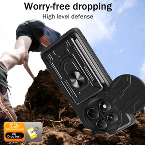 100% Fit multi-fonction fente pour carte étui de téléphone pour <span class=keywords><strong>Xiaomi</strong></span> <span class=keywords><strong>Redmi</strong></span> <span class=keywords><strong>Note</strong></span> 14 Pro 4G porte-anneau de doigt couverture arrière - Product Image 4