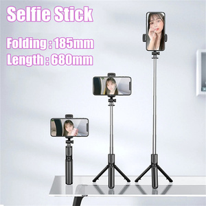 Dodoup S03 <span class=keywords><strong>2025</strong></span> không dây Selfie Stick <span class=keywords><strong>Monopod</strong></span> cho Smartphones-675mm mở rộng chiều dài 185mm gấp có thể gập lại thiết kế - Product Image 5