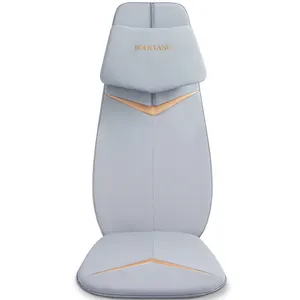 Nacken-und Rücken massage kissen mit Heat Vibration Back Massager Chair Pad für den Rücken