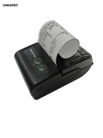 Impresora Térmica Portátil Mini de 2 Pulgadas para Recibos, con Batería de Polímero de Litio (Li-Po) de 2000mAh, para Motor de Alto Voltaje
