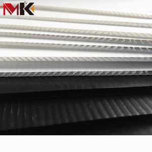 Hoja de plástico corrugado de 2mm en blanco, hoja de corflute de PP enrollada única, hoja de pared de trabajo de forma de plástico