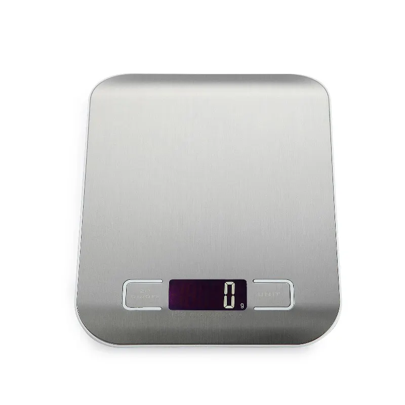 Цифровые кухонные весы из нержавеющей стали, 5 кг, 10 кг