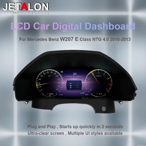 หน้าปัดดิจิตอล LCD รุ่นใหม่ Navirider สำหรับ Mercedes Benz E-Class (W212) ปี 2010-2013 พร้อมพอร์ต USB แสดงความเร็วและแผงหน้าปัด - Product Image 1