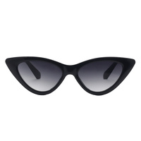 Lunettes de soleil rétro vintage pour femme HP22796, style œil de chat, avec chaîne de monture