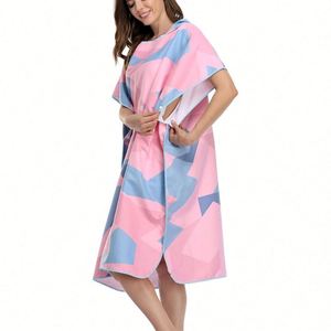 Wholesale Hooded <b>Poncho</b> Towel Recycled Material Adult - Product Image 3
