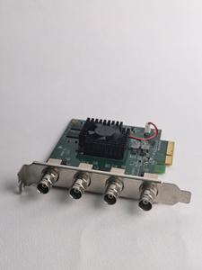 การ์ดจับภาพวิดีโอ Quad SDI ความละเอียดสูงแบบเต็มรูปแบบ 1080p60 4 ช่องสัญญาณ SDI Pcie สำหรับ OBS Vmix <span class=keywords><strong>Wirecast</strong></span> สตรีมมิ่ง ระบบปฏิบัติการ Windows Linux - Product Image 4