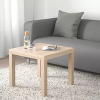 Table de chevet en bois moderne Petite table basse Table carrée adaptée au salon et à la chambre à coucher