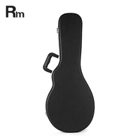 Étui rigide mandoline en forme de F étui pour instruments de musique en velours personnalisé avec cuir antichoc pour le stockage et la protection des instruments