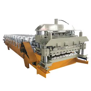 Hot sale in india/malaysia/vietnam / Indonesia 750/760/762 cold roof roll forming machinery