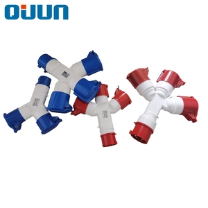 Enchufes de múltiples salidas Tamaño personalizado Carga de energía Cable de extensión <span class=keywords><strong>Nonin</strong></span> Personalizado Buena calidad 380V 4P Industrial OEM Rojo IP44 - Product Image 2