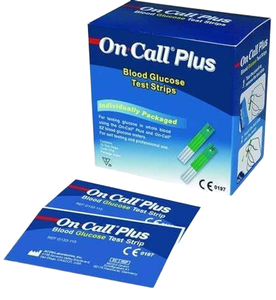 온콜 플러스 가정용 혈당 측정기 테스트 스트립 50/200 스트립 팩 방문 배송 저렴한 가격 대량 판매 - Product Image 1