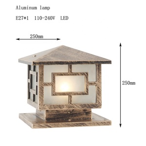 Outdoor Super Bright LED Pillar Gate Lamp <strong>Landscape</strong> Lights for Villa Garden Porch Home <strong>Lighting</strong> - Product Image 5