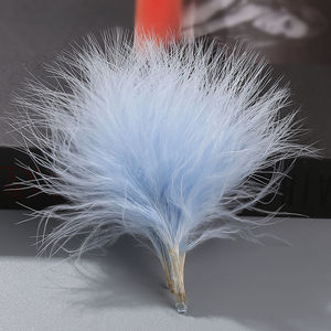 Plumes de marabout aux couleurs vives, plumes de dinde moelleuses pour Halloween, Noël, Mardi Gras et costumes de fête - Product Image 3
