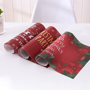 Sets <span class=keywords><strong>De</strong></span> <span class=keywords><strong>Table</strong></span> Noël Personnalisés en PVC pour <span class=keywords><strong>Table</strong></span> <span class=keywords><strong>de</strong></span> Fête - Product Image 6