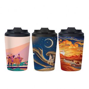 Nouveau produit, tasse à café personnalisée, double paroi, en acier inoxydable 304, tasse isotherme - Product Image 1