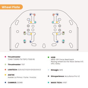 Soporte Plegable para <span class=keywords><strong>Volante</strong></span> LRS04-BS para Simulador de Carreras, Soporte para <span class=keywords><strong>Volante</strong></span> de Simulador de Carreras, Cabina de Simulador de Carreras - Product Image 5