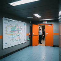 Cerradura de Seguridad Antirrobo para Puerta de Acero, Resistente al Fuego, para Uso Comercial en Interiores de Talleres, Diseño Moderno, Garantía de 2 Años