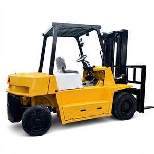 Montacargas Diésel Usado TCM de 7 Toneladas, Contrapesado, Motor Japonés, 3 Toneladas, Altura de Elevación de 3m, Mástil de Tres Etapas para Almacén - Product Image 1