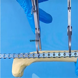 Pince de maintien d'os Mâchoire dentelée Pince de maintien d'os à cliquet souple Instrument orthopédique - Product Image 6