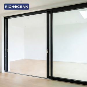 Portes coulissantes en aluminium RICHOCEAN Foshan, Porta Scorrevole pour maison, portes à double vitrage <span class=keywords><strong>avec</strong></span> <span class=keywords><strong>moustiquaire</strong></span> - Product Image 4
