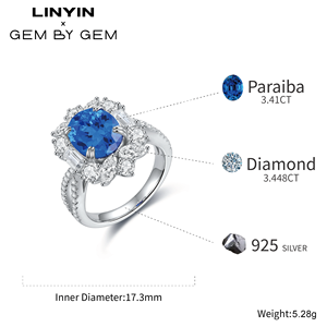 Custom Sapphire Wedding Band Fine Jewelry <b>Sets</b> 925 <b>Sterling</b> <b>Silver</b> Gold Plated Engagement Women's <b>Rings</b> - Product Image 2