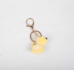 Handgefertigtes Set gehäkelter Welpen-Schlüsselanhänger, entzückende mehrfarbige Accessoires in Hundeform, stilvolle Taschenanhänger für Hundeliebhaber, personalisiertes Geschenk - Product Image 6