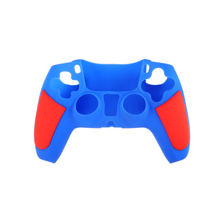 2020 nueva funda protectora de doble color rociado con aceite para <span class=keywords><strong>PS5</strong></span> funda de silicona con mango de juego controlador Compatible con soporte de doble color - Product Image 2