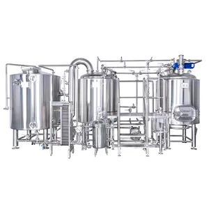 500l 600l 800l small to medium beer brewing system supplied for micro craft breweries customized 2 3 vessel brewhouse