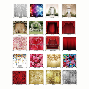 2025 Chất lượng cao Tùy chỉnh hình ảnh biểu tượng Kích thước thẳng <span class=keywords><strong>Backdrop</strong></span> đứng thẳng <span class=keywords><strong>Backdrop</strong></span> với khung photobooth phông nền - Product Image 2