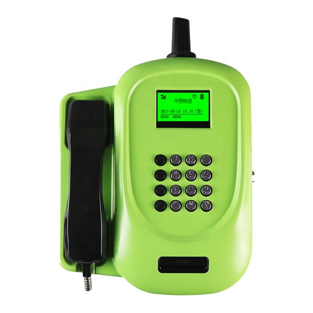 4G Outdoor Industrial Waterproof Metal VoLTE RFID IC Card Public Payphone SIM Card TD-LTE Band Green Backlight 16MB+16MB HS04